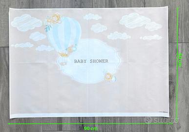 Fondale fotografico Backdrop - baby shower