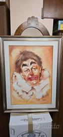 Quadro Clown XX Secolo dipinto a mano