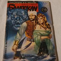 fumetti vintage anni '70, con Sandokan di Salgari