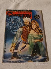 fumetti vintage anni '70, con Sandokan di Salgari