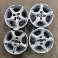 4 cerchi lega volkswagen polo r14 lt5844