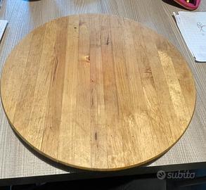 Taglieri legno tondo cm39 alzatina girevole