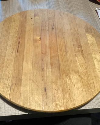 Taglieri legno tondo cm39 alzatina girevole