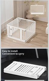 Recinto box cuccia cuccioli cane con porta