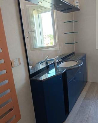 Mobile blu da bagno