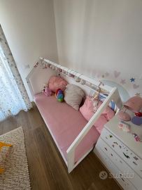 Letto Stile Scandinavo Montessori + Materasso