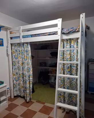 Letto a soppalco ikea una piazza e  mezza