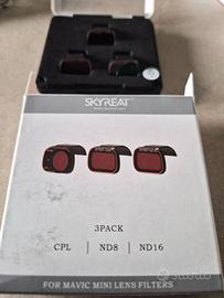 kit 3 filtri ND16, ND8 e CPL Skyreat