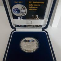 5 Euro Sbarco Uomo sulla luna