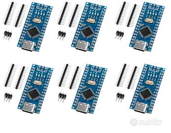 ARDUINO NANO V3 ATMEGA328 USB C 6 PEZZI