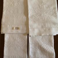 Set 2 coppie asciugamani in lino