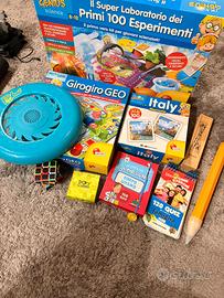 vari giochi per bambini e ragazzi