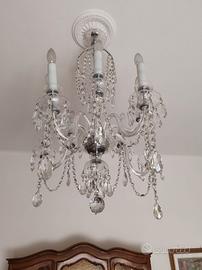 Lampadario in cristallo di Boemia