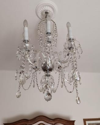 Lampadario in cristallo di Boemia