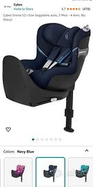 Seggiolino auto i-size cybex 0-4 bambino / bimbo