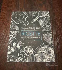 Libro Le mie deliziose Ricette da scrivere