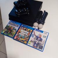 PlayStation 4 slim + accessori + GTA + MINECRAFT +