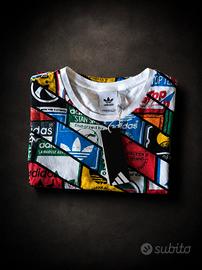 Maglia Adidas edizione speciale vintage con stampe