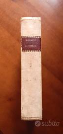 Libro antico La Teseide Boccaccio Milano, 200 anni