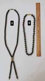 Collane vintage in Ossidiana 