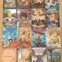 The Promised Neverland 1-14 + Notebook e Poster