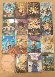 The Promised Neverland 1-14 + Notebook e Poster