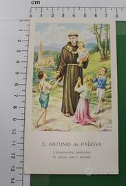 Santino Holy Card "S. Antonio da Padova" - 116