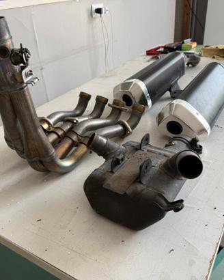 Scarico completo originale per suzuki gsx r 1000 k