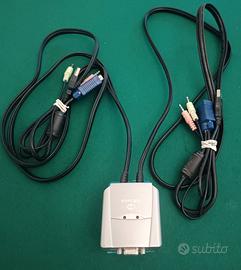 Switch monitor VGA: usa unico schermo con due PC