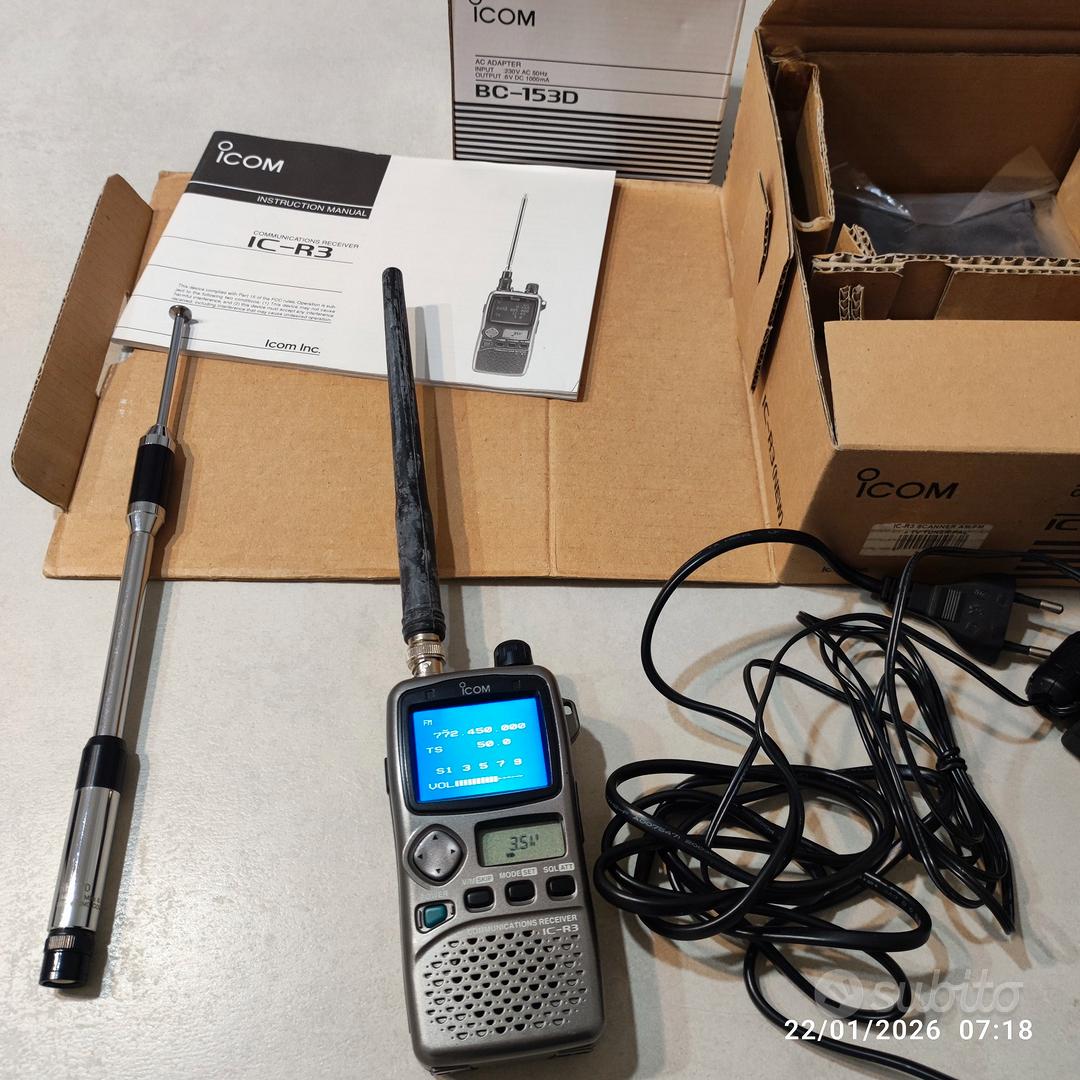 ricevitore scanner ICOM IC-R3 - Audio/Video In vendita a Venezia