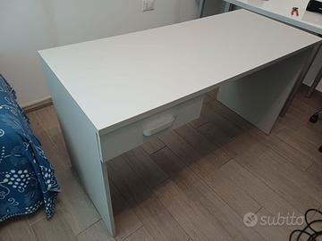 Scrivania Bianca 135 x 57 x 77