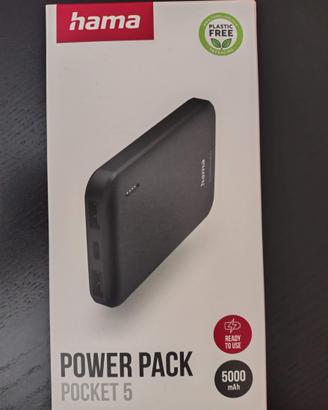 Hama Power Pack 5000 mAh power bank ricarica rapid