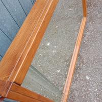 specchiera in legno massello di castagno 