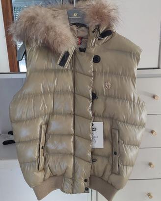 Moncler smanicato donna L con cappuccio