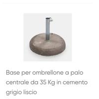 Base ombrellone cemento 35 kg