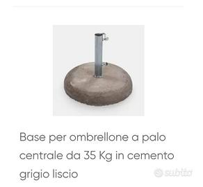 Base ombrellone cemento 35 kg