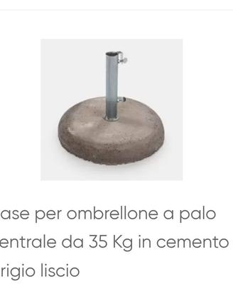 Base ombrellone cemento 35 kg