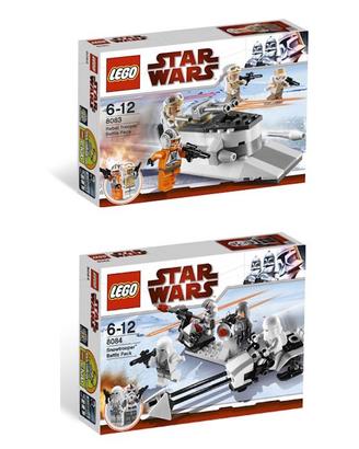 LEGO 8083 Star Wars 8084 Snowtrooper Battle Pack