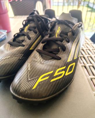 scarpette calcio calcetto Adidas f50  tg 42
