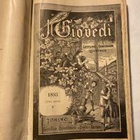 Libro rivista antico"Il Giovedì"