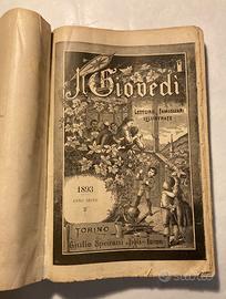 Libro rivista antico"Il Giovedì"