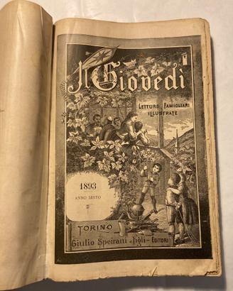 Libro rivista antico"Il Giovedì"