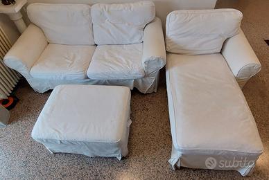 SERIE EKTORP: DIVANO, POGGIAPIEDI E CHAISE LONGUE