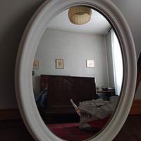 PORTASCIUGAMANI,SPECCHIO E LAMPADE X BAGNO