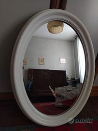 PORTASCIUGAMANI,SPECCHIO E LAMPADE X BAGNO