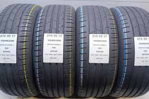 4 GOMME 215 55 17 HANKOOK RIF3701