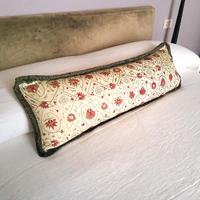 Cuscino  rettangolare lino e velluto Arjumand