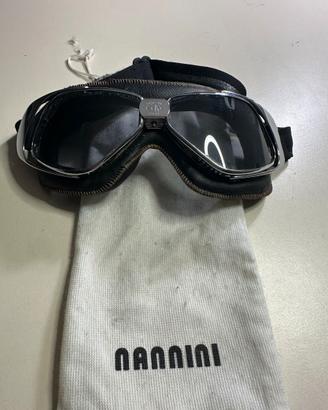 NANNINI RIDER Occhialoni moto in pelle
