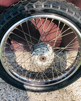 Honda cb four ruota anteriore dunlop cerchio did