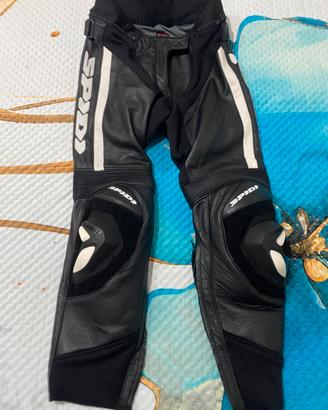 Pantaloni in pelle per moto Spidi rr pro 2 lady